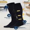 Pembrook Compression Socks for Men - 3 Pack | Graduated Compression Travel, Athletic, Work Socks | Support Socks for Men Black view 4