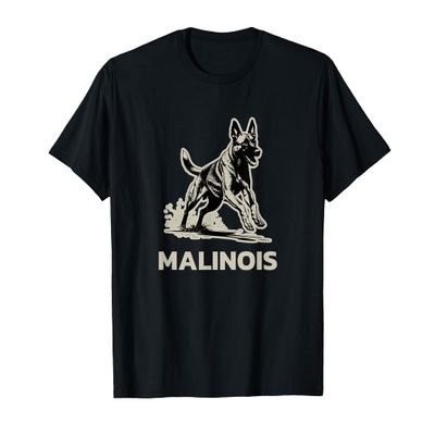 Belgian Malinois Dog Running - Malinois Lover Men Women T-Shirt