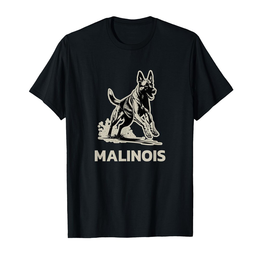 Belgian Malinois Dog Running - Malinois Lover Men Women T-Shirt