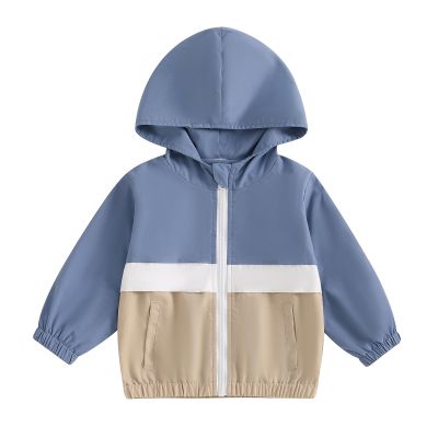 Karesoull Toddler Baby Boy Hooded Jacket Long Sleeve Flap Pocket Zip Up Hoodie Coat Fall Winter Outwear (Blue, 12-18 Months)