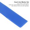 NOENNULL Court Line Marker Kit Tennis Spot Marker Multipurpose Marking Line for Pickleball Tennis Basketball Courts (Blue) view 2