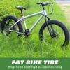 BALINGE 2 Pack 26x3.0 Fat Bike Tires ebike Tires Mountain Bike Heavy Duty High-Performance Wear-Resistant E-Bike Mountain Snow Bike Tire 26 x 3 Fat tireBlack2 Tire 2 LeversNon-Slip view 2