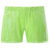 Lorilida Girls Kids Dance Athletic Shorts Sparkle Metallic Glitter Tumbling Bottoms for Workout Fitness Gymnastics Fluorescent Green 5-6 Years view 1