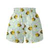 XXQGOMG Daisy Honeybee Shorts for Girls Size 14-16 High Waisted Yoga Shorts with Pockets Toddler Girl Soccer Shorts 5T Wide Leg Summer Pants Kids Active Crossover, Size 3-4 view 2
