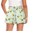 XXQGOMG Daisy Honeybee Shorts for Girls Size 14-16 High Waisted Yoga Shorts with Pockets Toddler Girl Soccer Shorts 5T Wide Leg Summer Pants Kids Active Crossover, Size 3-4 view 4