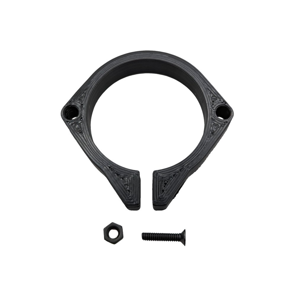 Hammy3DPrints Tip Grip Flashlight Clamp for Lens Covers (Black, WML Gen 2)