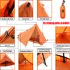 1-Person Ultralight Trekking Pole Tent & Collapsible Aluminum Hiking Poles by Underwood Aggregator view 3