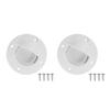 Beuiouer Universal White Nylon Marine Boat Transom Deck Mount Drain Scupper Valve Screw Cap Bung Stopper Replacement Accessories view 1
