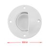Beuiouer Universal White Nylon Marine Boat Transom Deck Mount Drain Scupper Valve Screw Cap Bung Stopper Replacement Accessories view 4