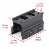 Red dot Sight Riser Mount Picatinny Optic Scope Mount for T1 T2 H1 H2 M5 MRO view 3