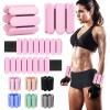 Adjustable Ankle Weights for Women Men,Wrist Weights set for Walking Running,1 Pair (1Lbs Each) Silicone Workout Weights for gym fitness, Jogging,yoga,pilates,strength training,physical therapy
