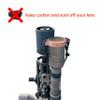 Hammy3DPrints Light/Lens Cover for Weapon Mounted Flashlights Higher-Temp PETG-CF (Earth Brown, WEL Tool LH6) view 4