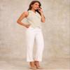 Allegra K Notched Lapel Waistcoat Vest for Women's Double Breasted V Neck Sleeveless Workwear Suit Vests X-Small Apricot view 4