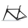 46CM/48CM/50CM/52CM/54CM Carbon Fiber Road Bike Frameset with Fork C Brake QR 100/130mm Internal Routing Racing Bicycle Frame (Color : Gloss Black, Size : 48cm) view 1