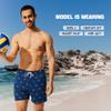 NIMENJOJA Mens 5" Swim Trunks with Compression Liner Stretch Board Shorts Quick Dry Zipper Pockets Beach Shorts view 3