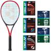 Yonex VCore 95 7th Gen Tennis Racquet (Scarlet) - Strung with Your Choice of 125-Gauge String view 1