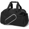 14 inch Small Gym Bag for Women & Men, Mini Duffel Bag for Travel Sports Lightweight Carry On Bag, Black view 1