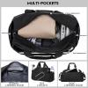 14 inch Small Gym Bag for Women & Men, Mini Duffel Bag for Travel Sports Lightweight Carry On Bag, Black view 2