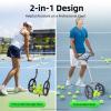 2 in 1 Tennis Ball Picker, 55 Large Capacity Stainless Steel Balls Receiver Pick Up Rollers Tool, Tennis Ball Automatic Collector, Tennis Ball Retriever Basket Roller Hopper, for Schools, Clubs view 4