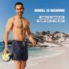 NIMENJOJA Mens 5" Swim Trunks with Compression Liner Stretch Board Shorts Quick Dry Zipper Pockets Beach Shorts view 3