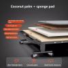 Rollaway Bed with Mattress for Adults, Portable Foldable Bed with Sponge Mats and Strong Sturdy Frame Space Saving Fold Up Bed with Universal Wheel, No Assembly Required(190 * 90 * 30cm) view 3