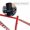 MTB Frame 27.5/29er Hardtail Mountain Bike Frame 15''/17''/19'' Aluminum Alloy Disc Brake Bicycle Frame Quick Release Axle 135mm BSA68 Routing Internal (Color : Orange, Size : 27.5x15'') view 4