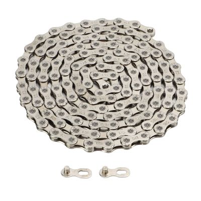 12 Speed Bike Chain,High Rigidity Sensitive Impact Resistance Carbon Steel Bike Chain,Bike Variable Speed Chain with Hook and Loopfor Road Mountain Bike