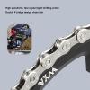 12 Speed Bike Chain,High Rigidity Sensitive Impact Resistance Carbon Steel Bike Chain,Bike Variable Speed Chain with Hook and Loopfor Road Mountain Bike view 3