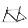 46CM/48CM/50CM/52CM/54CM Carbon Fiber Road Bike Frameset with Fork C Brake QR 100/130mm Internal Routing Racing Bicycle Frame (Color : Matte Black, Size : 50cm) view 1