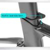 46CM/48CM/50CM/52CM/54CM Carbon Fiber Road Bike Frameset with Fork C Brake QR 100/130mm Internal Routing Racing Bicycle Frame (Color : Matte Black, Size : 50cm) view 4