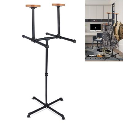 Armor Stand Heavy Duty Body Armor Stand Weighted Vest Stand Two Bracket Tactical Gear Stand Full Body Gear Stand Vest Belt Rack Law Enforcement Gear Stand Plate Carrier Rack Military Gear Stand