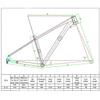 Hardtail Mountain Bike Frame 17'' MTB Frame 27.5/29er Aluminum Alloy Disc Brake Bicycle Frame Tapered Head Tube Routing Internal view 3