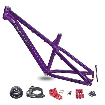 26er/27.5er AM Hardtail Frame Aluminum Alloy 17'' Mountain Bike Frame Disc Brake Thru Axle 12X142mm MTB Rigid Frame Internal Routing