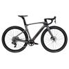 Gravel Bike Frameset 700c Carbon Road Bike Frame 45/48/51/54cm Thru Axle F12x100mm/R12x142mm Disc Brake Frame Internal Routing Lightweight (Color : Dark gray, Size : 54CM) view 2