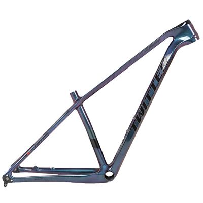 MTB Frame 29er Hardtail Mountain Bike Frame 15/17/19'' Discoloration Disc Brake Bike Frame Full Carbon Bicycle Frame Boost 142x12mm BB92*41mm Routing Internal