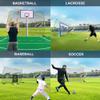 Basketball Net Catcher Basketball Backstop Net Basketball Barrier Nets for Backyard 12 x 10 ft Rebounder to Guard Rebound and Return Basketball with Sand Bags and Carry Bag view 3