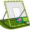 Baseball Rebounder Net 4x4.5 Ft Pitchback Trainer Bounce Back Fielding Net for Baseball and Softball Rebound Solo Practice with 3 Ball Return Angles view 1