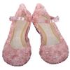 NineFit Basics Princess Jelly Sandals for Girls Toddler Dress Up Shoes Cosplay Sandals Summer Cute Glitter Black School Shoes for Boys (Pink, 11 Little Child) view 2