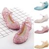 NineFit Basics Princess Jelly Sandals for Girls Toddler Dress Up Shoes Cosplay Sandals Summer Cute Glitter Black School Shoes for Boys (Pink, 11 Little Child) view 4