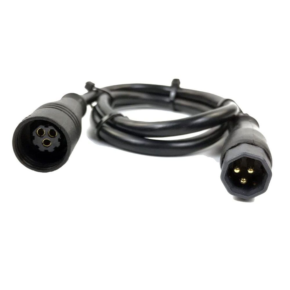 Beuiouer 9 Pin Wheel Hub Motor Cable 60cm EBike Motor Extension Cable Female to Male Connector for E-Bike Accessories,1Pc, Black