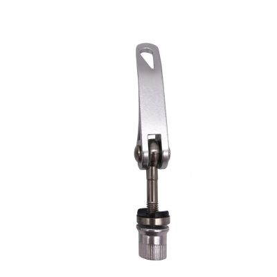 1pcs Bicycle Quick Release Screw Nut M6 35/40/50/55/60/65/70/75/85mm Bike Seat Post Clamp Skewer Bolt Rod Cycling Parts Tools(M6x65 Sliver)