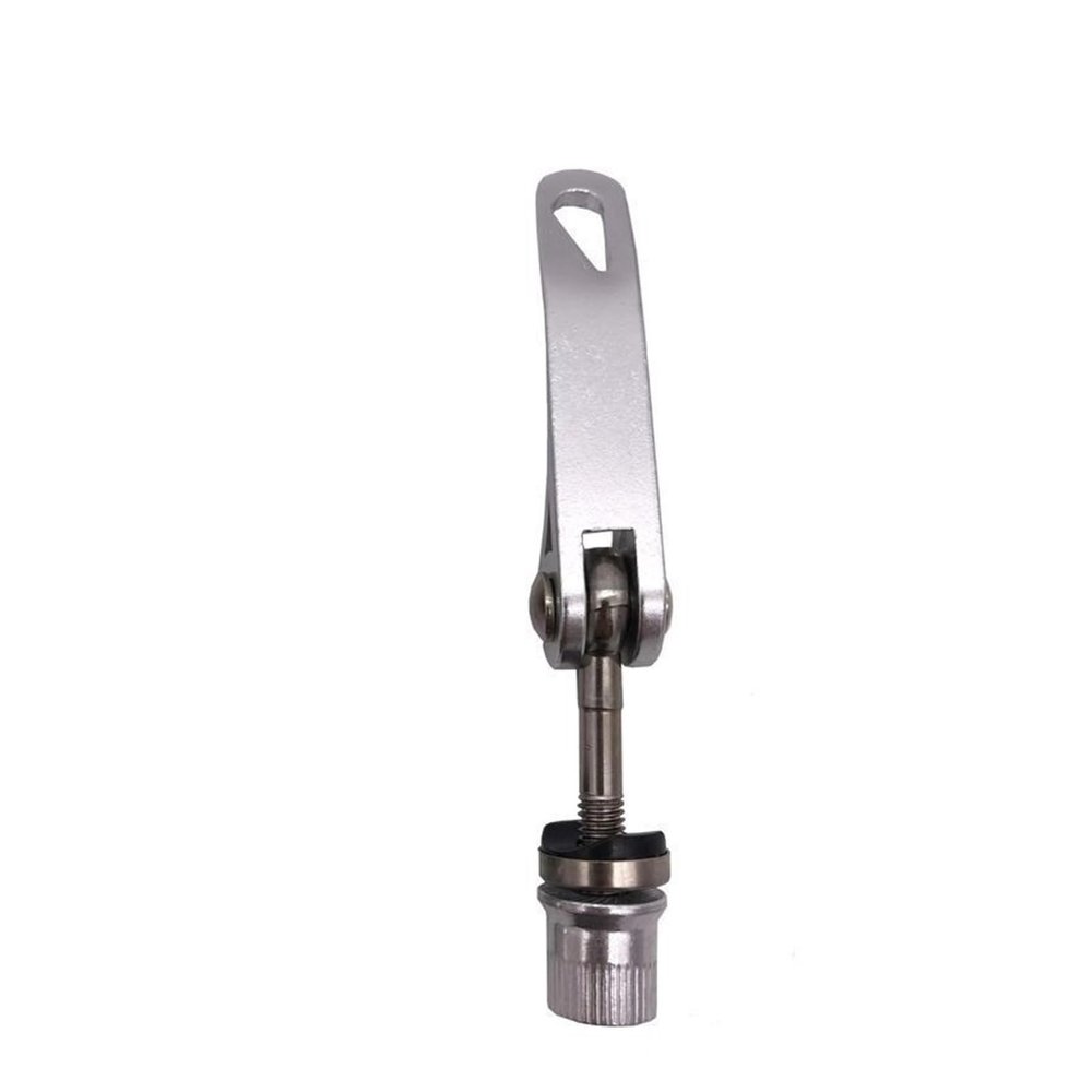 1pcs Bicycle Quick Release Screw Nut M6 35/40/50/55/60/65/70/75/85mm Bike Seat Post Clamp Skewer Bolt Rod Cycling Parts Tools(M6x65 Sliver)