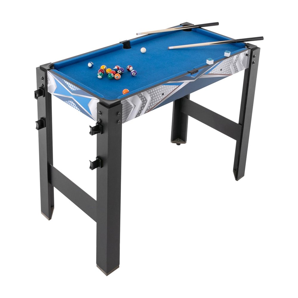 MARTEXBUY Game Table, 5-in-1 Multi Game Table, Combo Game Table for Billiards, Air Hockey, Table Tennis, Basketball, Bow and Arrow Shooting