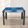 MARTEXBUY Game Table, 5-in-1 Multi Game Table, Combo Game Table for Billiards, Air Hockey, Table Tennis, Basketball, Bow and Arrow Shooting view 3