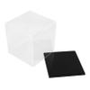 balacoo Square Baseball Display Case Transparent Holder for Memorabilia Dust and Moisture Protection for Collecting and Showcasing Softballs and Baseballs