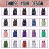 FUNAO Custom Kids Backpacks Lunch Bag with Text, Personalized Bookbag for Boys Girls Toddler Black School Bag with Name Back to School Elementary Travel Bag Back Pack view 2