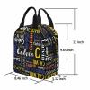 FUNAO Custom Kids Backpacks Lunch Bag with Text, Personalized Bookbag for Boys Girls Toddler Black School Bag with Name Back to School Elementary Travel Bag Back Pack view 4