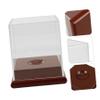 balacoo Acrylic Baseball Display Box Base Softball Holder for Collectibles and Practical Storage for Balls Easy to Clean and Use for Sports Enthusiasts view 3