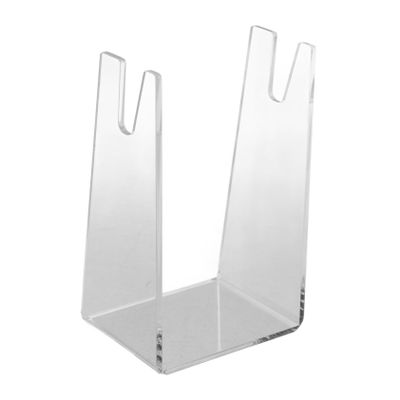 balacoo Acrylic Table Tennis Racket Display Stand Clear Holder for Storage Space-Saving Base for Home Use and Easy to Clean Bat Holder for Indoor Showcasing