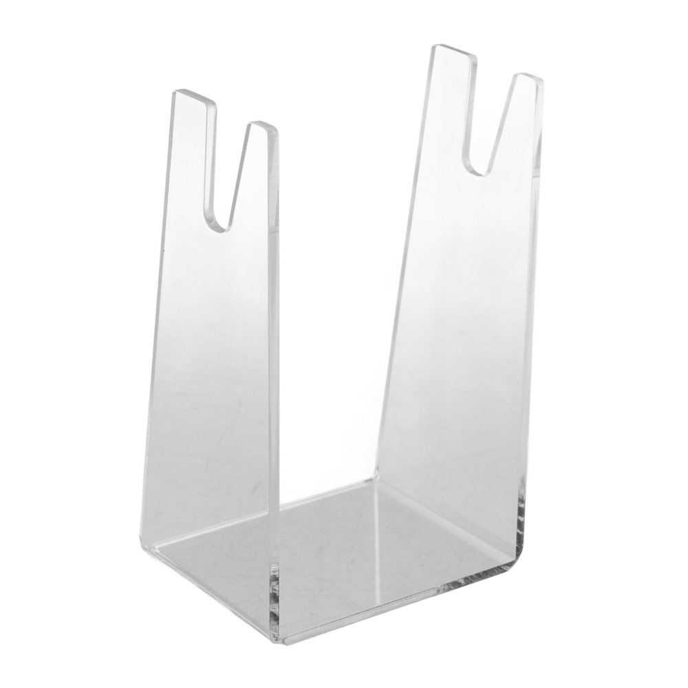 balacoo Acrylic Table Tennis Racket Display Stand Clear Holder for Storage Space-Saving Base for Home Use and Easy to Clean Bat Holder for Indoor Showcasing